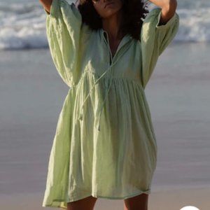 Daughter's of India Mint Gauze Mini Dress Size M